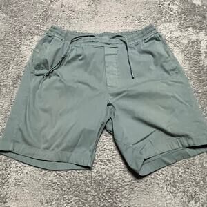 Lululemon Shorts Mens Large Bowline Washed Green Active Chino